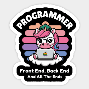 Coding Unicorn Sticker